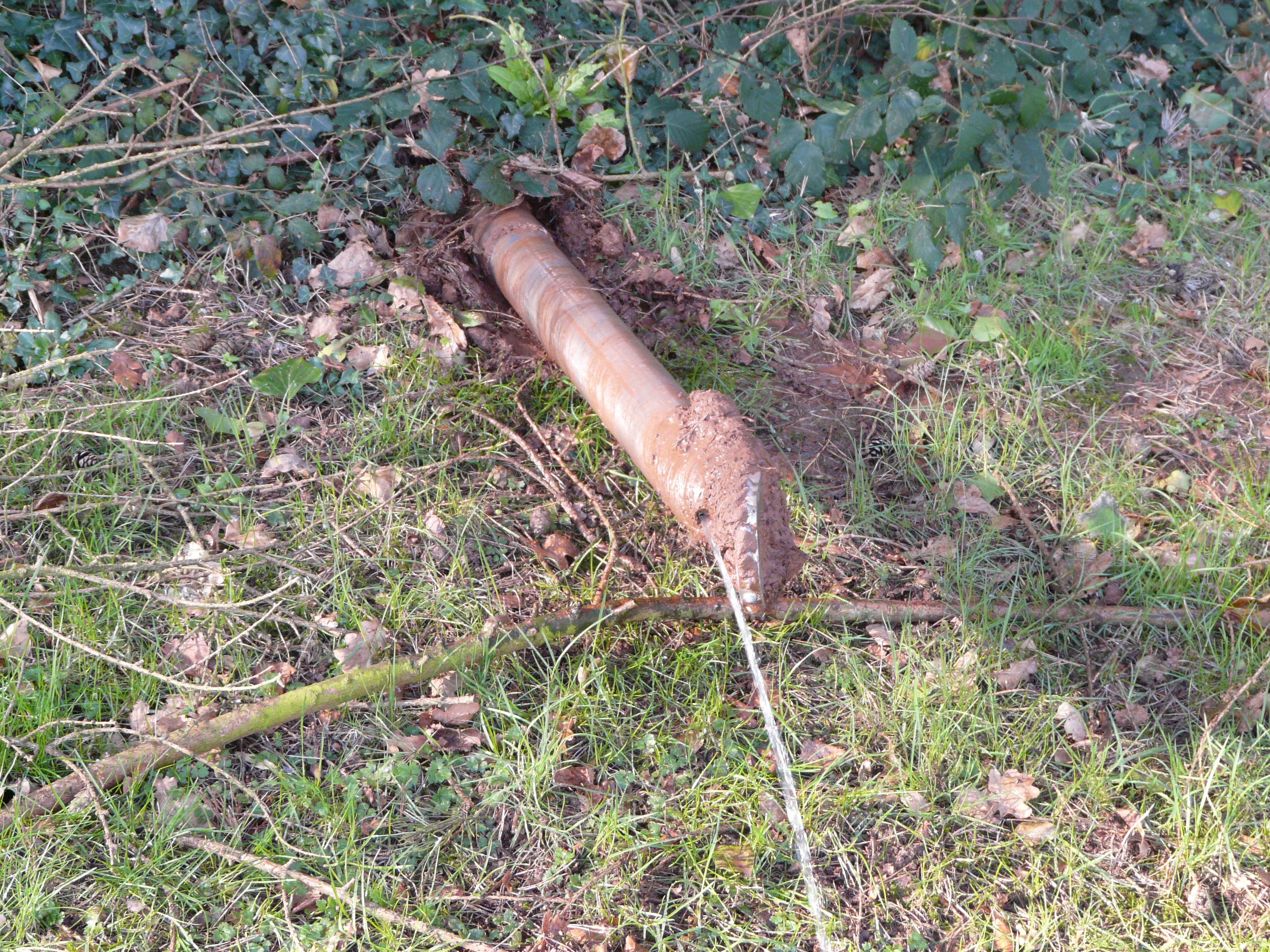 Drill breaks ground across the road